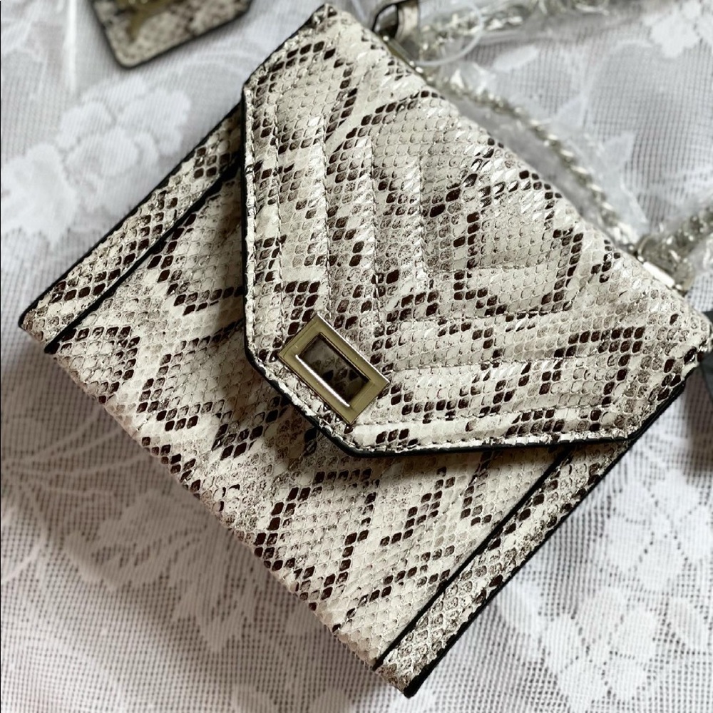 NWT Steve Madden Snake Print Bag